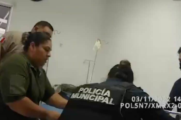 SALVAN POLICÍAS DE GUADALUPE A NIÑOS INTOXICADOS EN INCENDIO