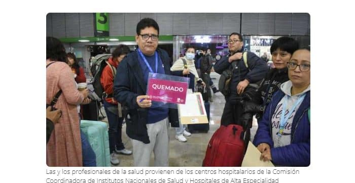 Sale rumbo a Acapulco segunda brigada de personal de salud de CCINSHAE