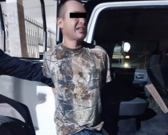 Detiene la Policía de Juárez a un sujeto por el delito de amenazas y portación de arma de fuego en la Colonia Santa Lidia