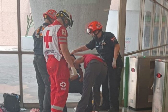 DETENIDO POR LESIONAR A HOMBRE EN EL METRO