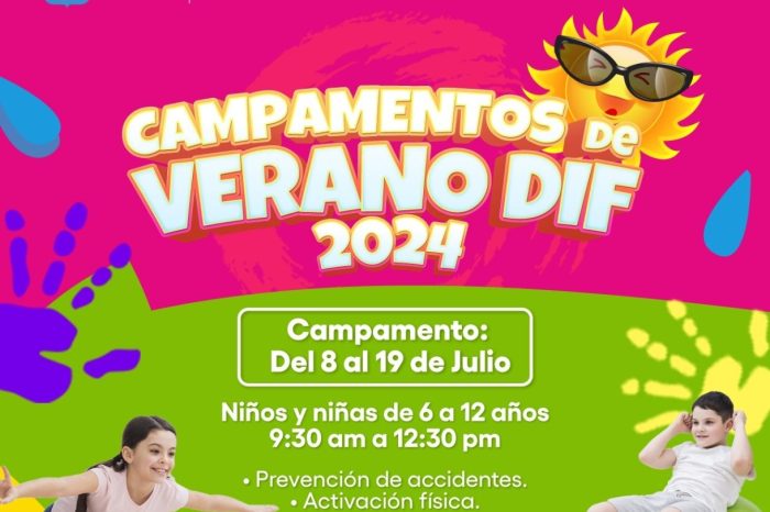 INVITA DIF GUADALUPE A SUS CAMPAMENTOS DE VERANO 2024