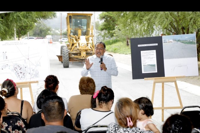 TRANSFORMARÁ ESCOBEDO LATERAL DE AVENIDA SENDERO DIVISORIO