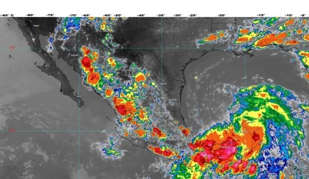 Se pronostican lluvias extraordinarias en Quintana Roo, así como torrenciales en el sureste y la Península de Yucatán