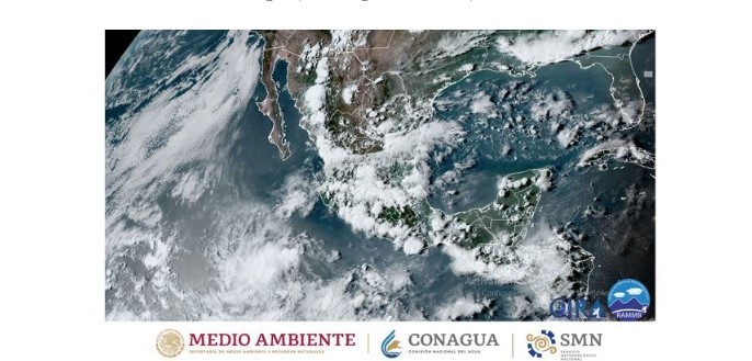 Se pronostican lluvias intensas para regiones de nueve estados de la República Mexicana