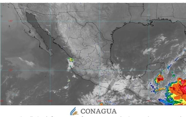 Se pronostican lluvias de fuertes a muy fuertes para este domingo en el sur y sureste de México, y la península de Yucatán