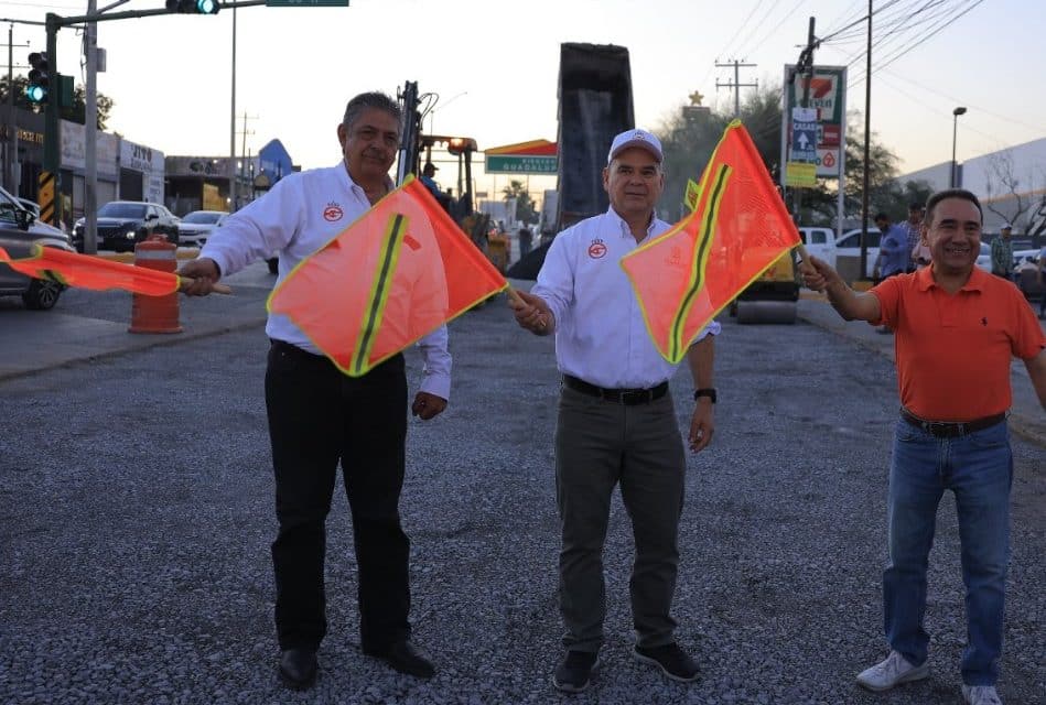 Arranca Guadalupe programa de bacheo nocturno en avenidas principales