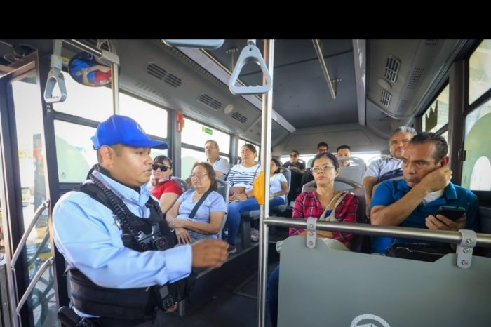 Implementan operativo de seguridad en el transporte público de Monterrey