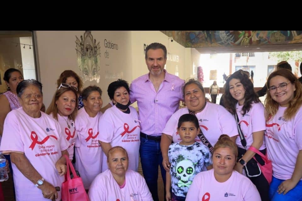 Intensifica Monterrey acciones en la lucha contra el cáncer de mama