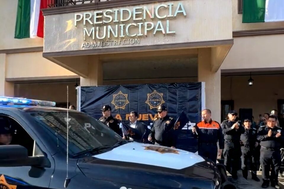 Presenta Félix Arratia Nueva Policía de Juárez