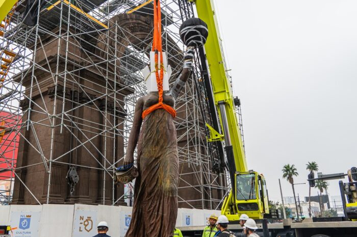 AVANZA PROCESO DE RESTAURACIÓN  DEL ARCO DE LA INDEPENDENCIA