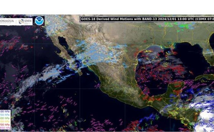 Se prevén lluvias fuertes en regiones de Nuevo León, Oaxaca, Tamaulipas y Veracruz