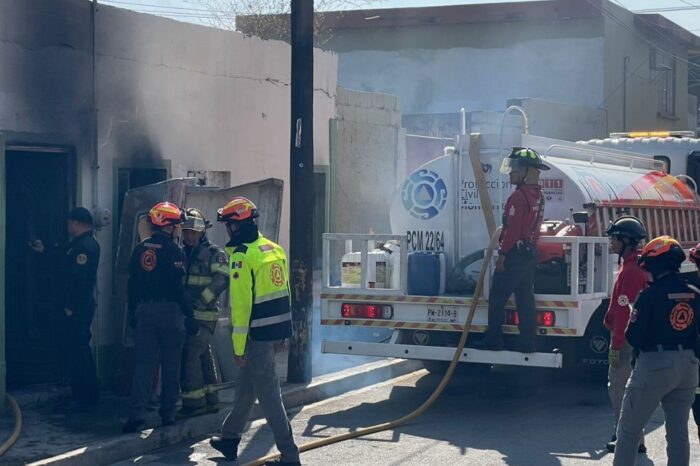 Incendio en Colonia La Moderna moviliza a cuerpos de emergencia